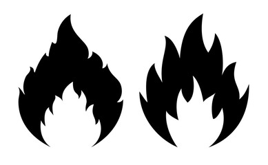 Fire flame vector icon
