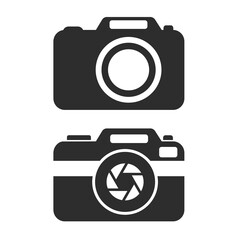 Photo camera vector icon