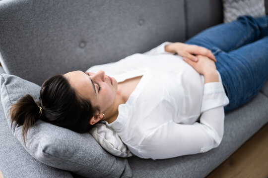 Women PMS Stomach Pain