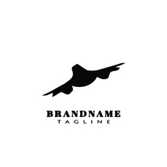 airplane logo icon template vector illustration