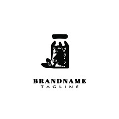 bottle logo icon design template vector illustration