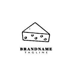 cheese logo icon design template vector illustration