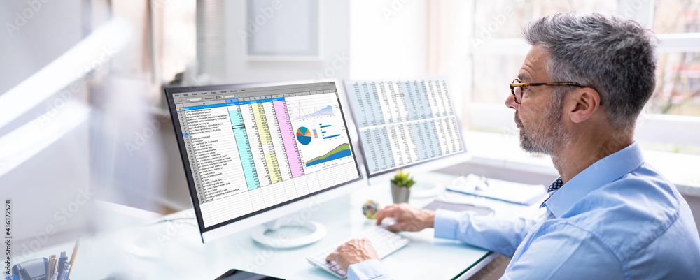 Poster auditor employee and data analyst