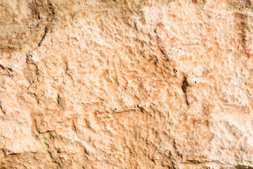 Beige rough wall