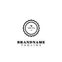 sun logo icon design template vector illustration