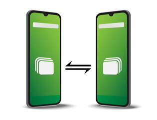 Smartphones and activities are connected to each other easily and quickly