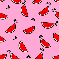 watermelon template vector illustration