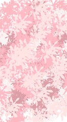 Pink background with flowers