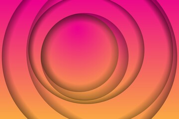 Abstract gradient background with circles for design