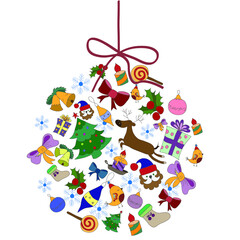 christmas tree with gifts