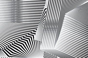 Halftone lines background, geometric dynamic pattern, vector modern design texture.