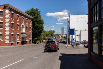 Portland urban view and cityscape