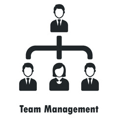 team management, setting icon design