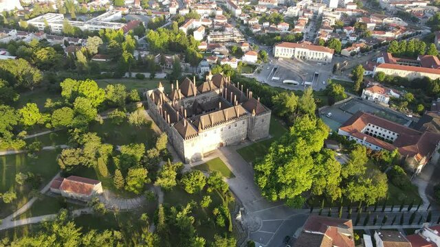 The view from the top of the castle