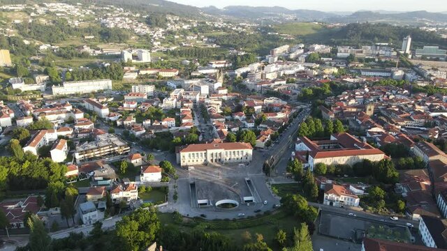 View of the city of Portuguese country