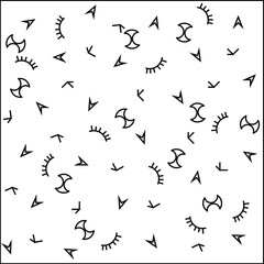 Obraz premium Bright pattern in the style of the Memphis line. Geometric pattern for the cover, booklet, wallpaper, gift. Pattern birthday.