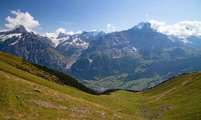 Fototapeta na wymiar Jungfrau region