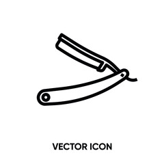 Razor vector icon. Modern, simple flat vector illustration for website or mobile app. Razor symbol, logo illustration. Pixel perfect vector graphics	