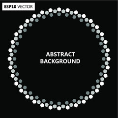 Design spiral backdrop. Abstract monochrome background. No gradient