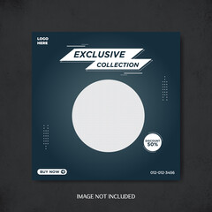 Exclusive Fashion Sale | Social Media Banner Design Template | Instagram Post Design for Stories