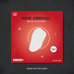 Dynamic Sports Shoes sell | Social Media Banner Design Template | Instagram Post Design for Stories