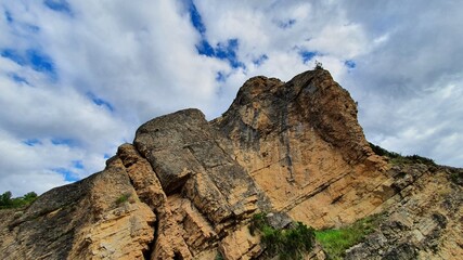 formation in the mountains