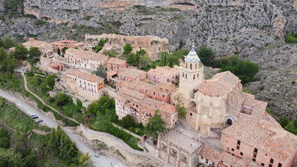 Fototapeta na wymiar view of the stone town from sky