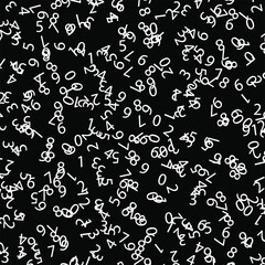 Symbols on a white background