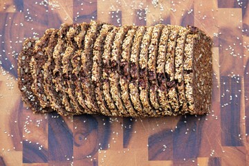 Rye bread, danish soft grain ryebread, rugbr&oslash;d
