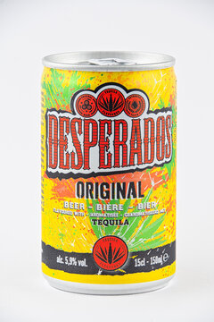Desperados tequila and beer in a can