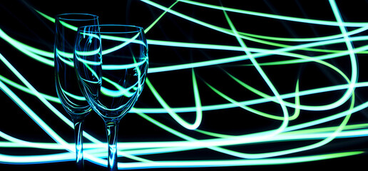 abstract background with light