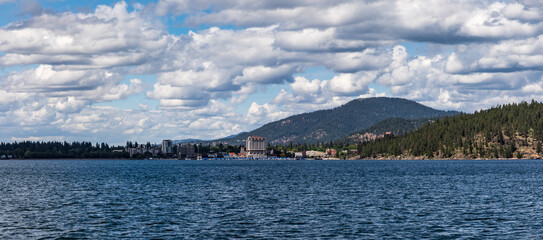 A Cloudy Day on Lake Coeur d'Alene