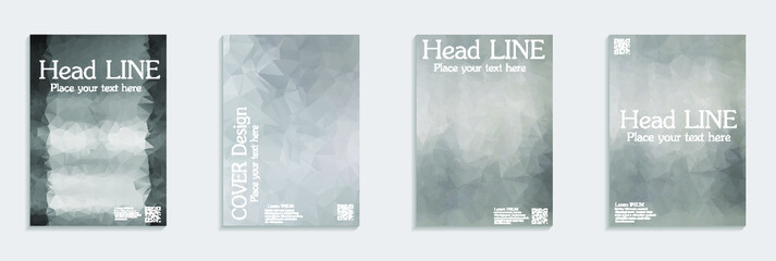 A set of brochures from polygons