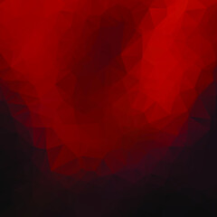 Obraz premium abstract background with red polygon