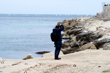 Fotografare barche a vela in mare