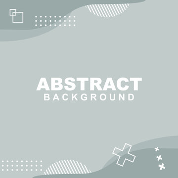 Illustration vector of abstract background in grey color. Good to use for banner, social media template, poster and flyer template, etc