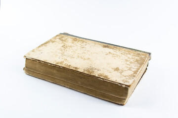 Old Books on White Background.