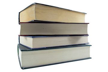 books isolated on white background