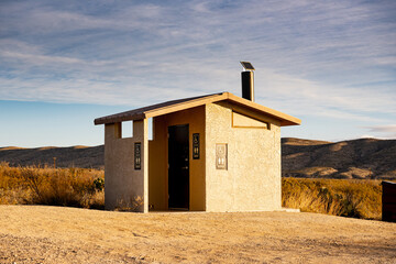 Pit Toilet in Desert Picnic Area
