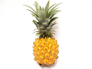 Picure of Pineapple (Ananas comosus), a fruit that usually grow at tropical area. This fruit has many vitamins that good for our body