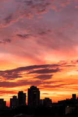 Naklejka premium Céu colorido