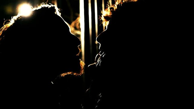 aggression, violence - young man attacks a friend who owes him money - night 