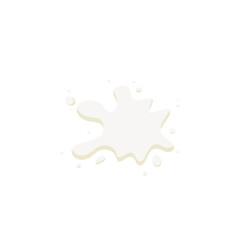 milk packing, glass of milk on white,dairy products background. Icon,Vector,illustration cartoon style.
