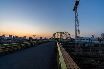 Obraz premium 名古屋 夕焼け