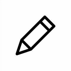 Pencil icon with line style