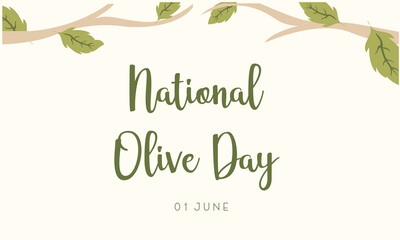 illustration of National olive day