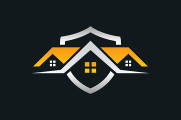 real estate shield logo