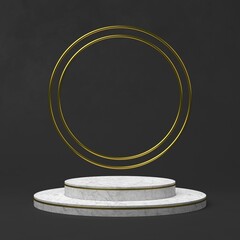 Abstract background minimal style for product branding. Mock up scene and empty space. 3d render