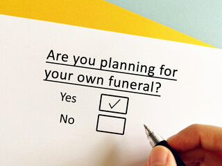 Questionnaire about last will