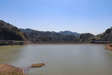 Fototapeta na wymiar 佐久間ダム湖（千葉県鋸南町）